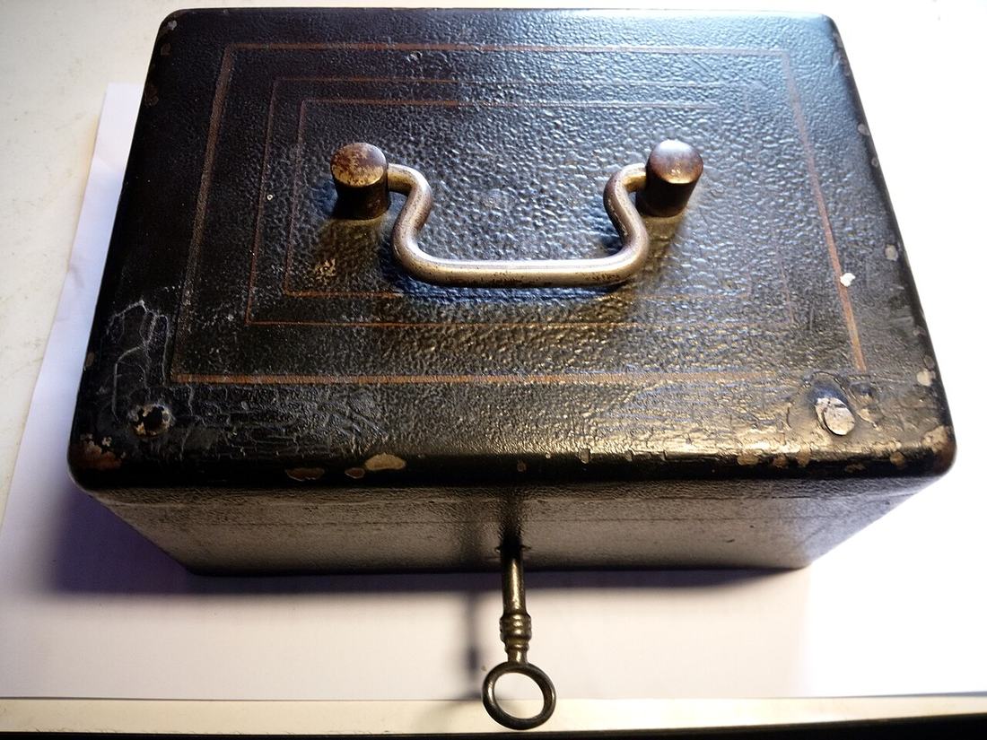 19th century money box